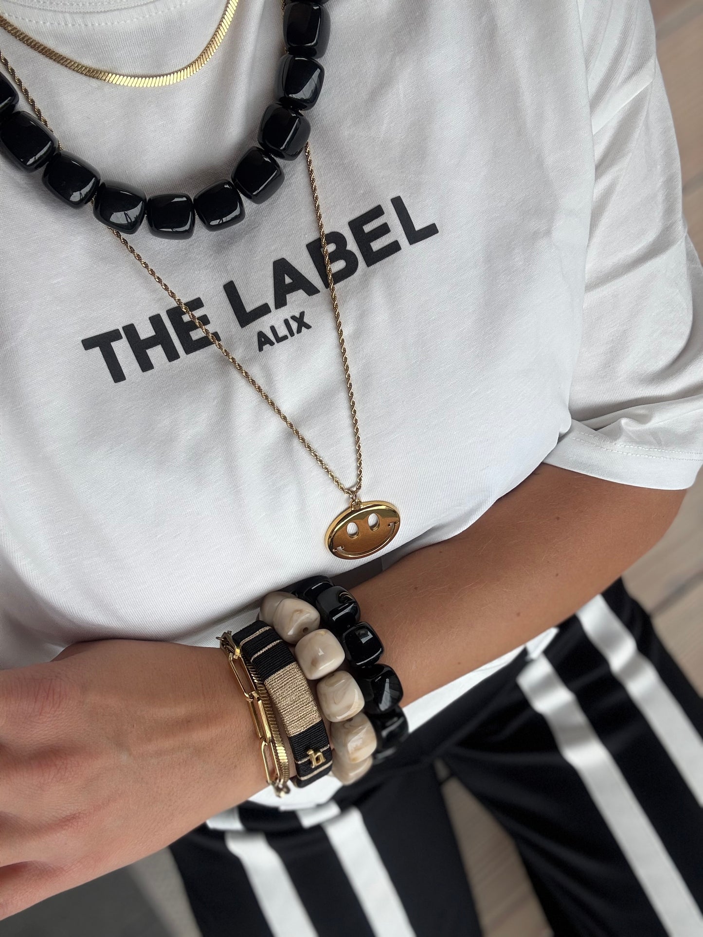 Ketting HEBBENN - Square Black
