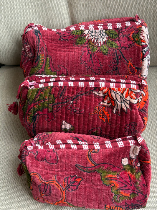 Bordeaux Luxe toilettas