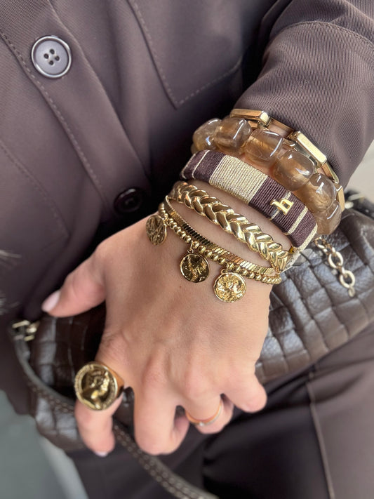 Armband Schakel - Goud