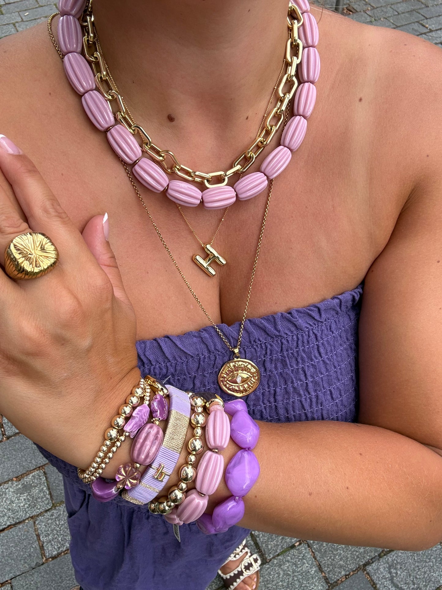 Armband Fish - Lila