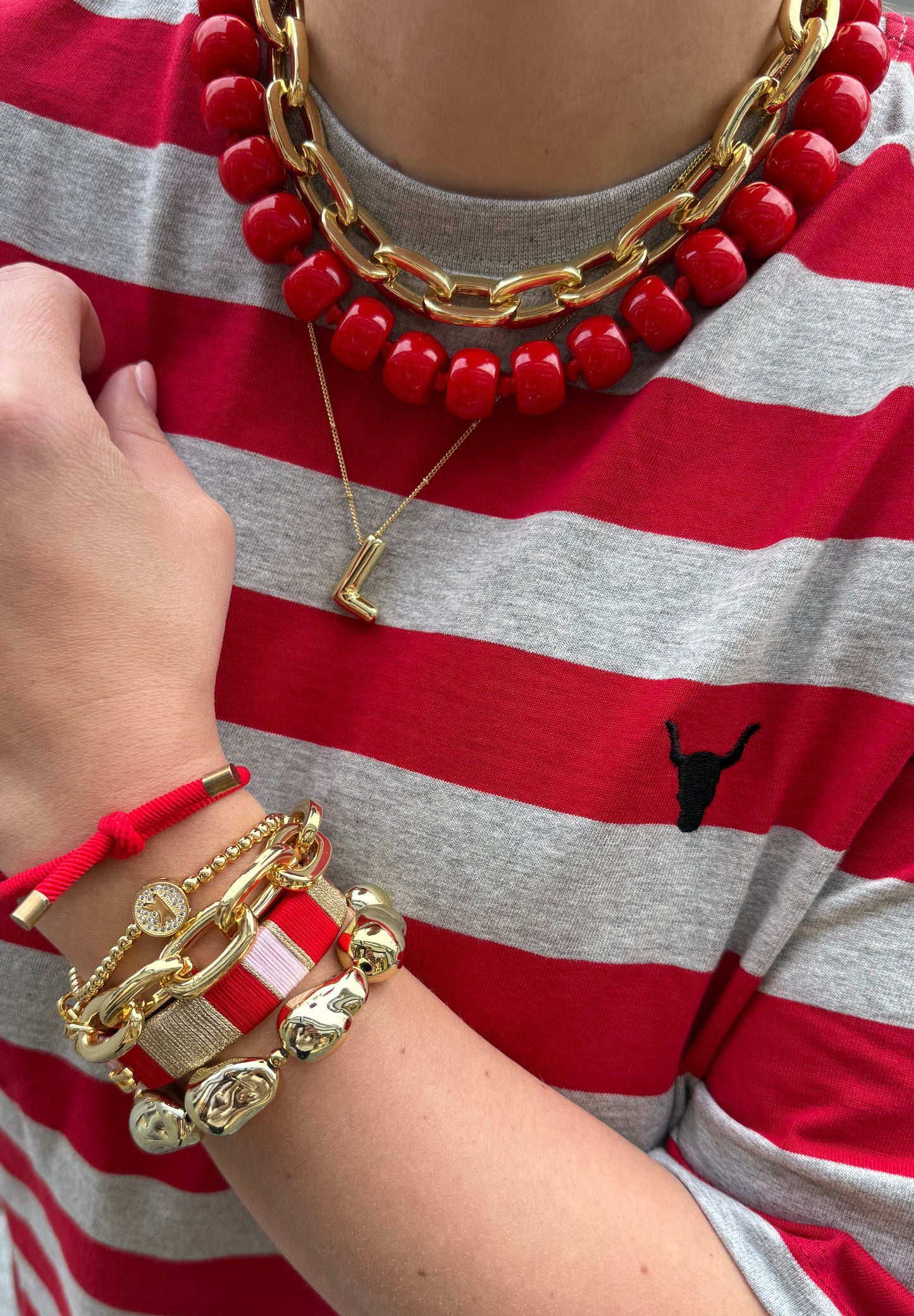 Ketting Initial M - Gold