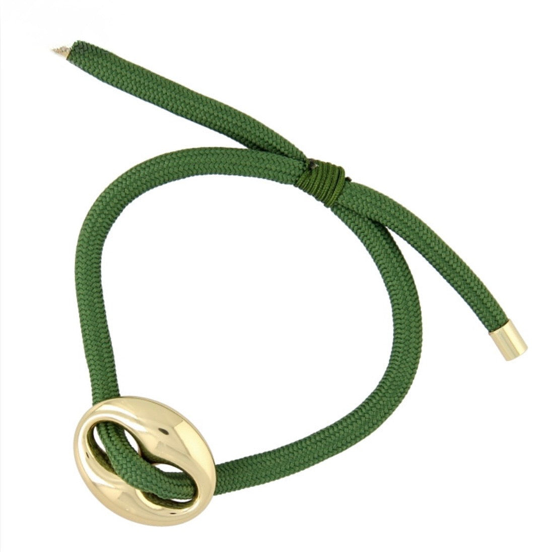 Armband - The Bean Dark Green