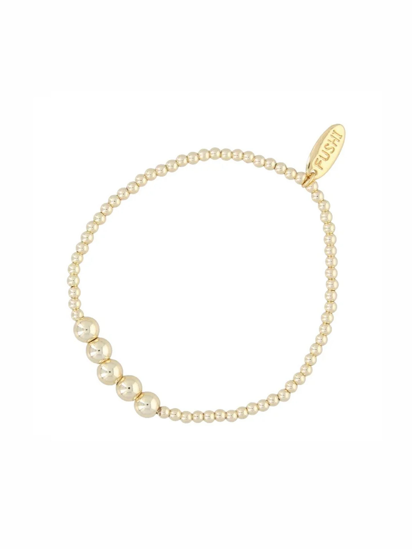 Armband 5 Beads - Gold