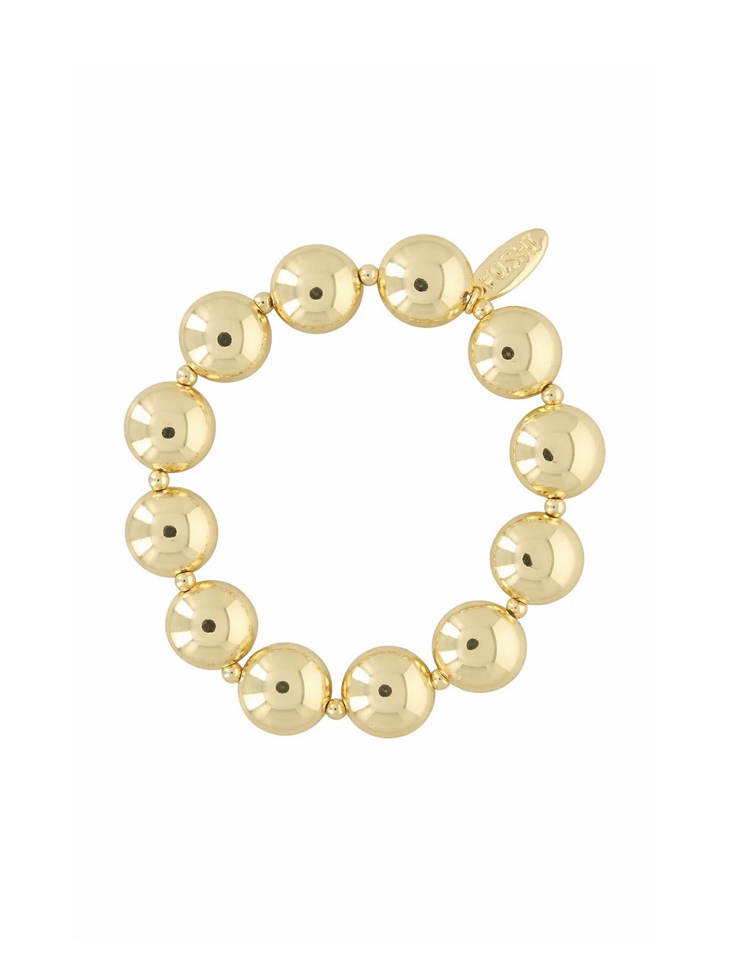 Armband Beads Flat - Gold