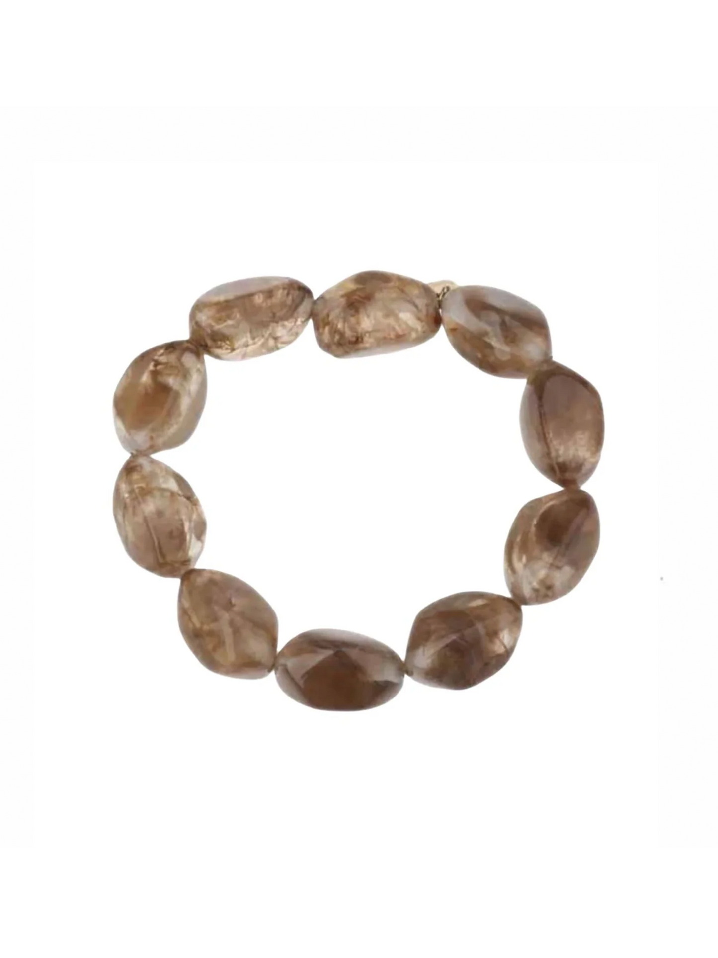 Armband Beads Taupe - Small