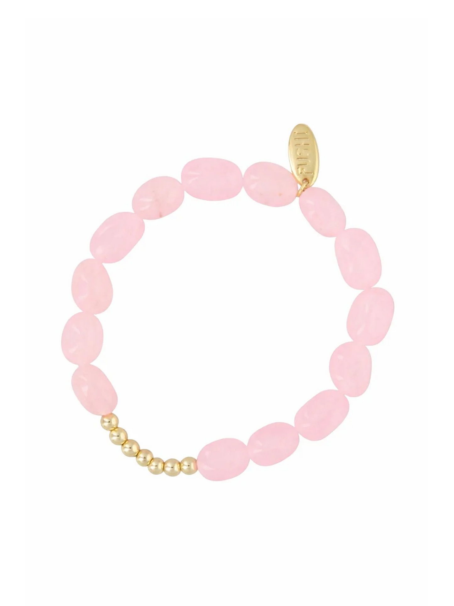 Armband Tumble Stones - Soft pink