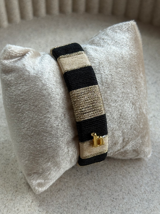HEBBENN Armband - Black/Sand