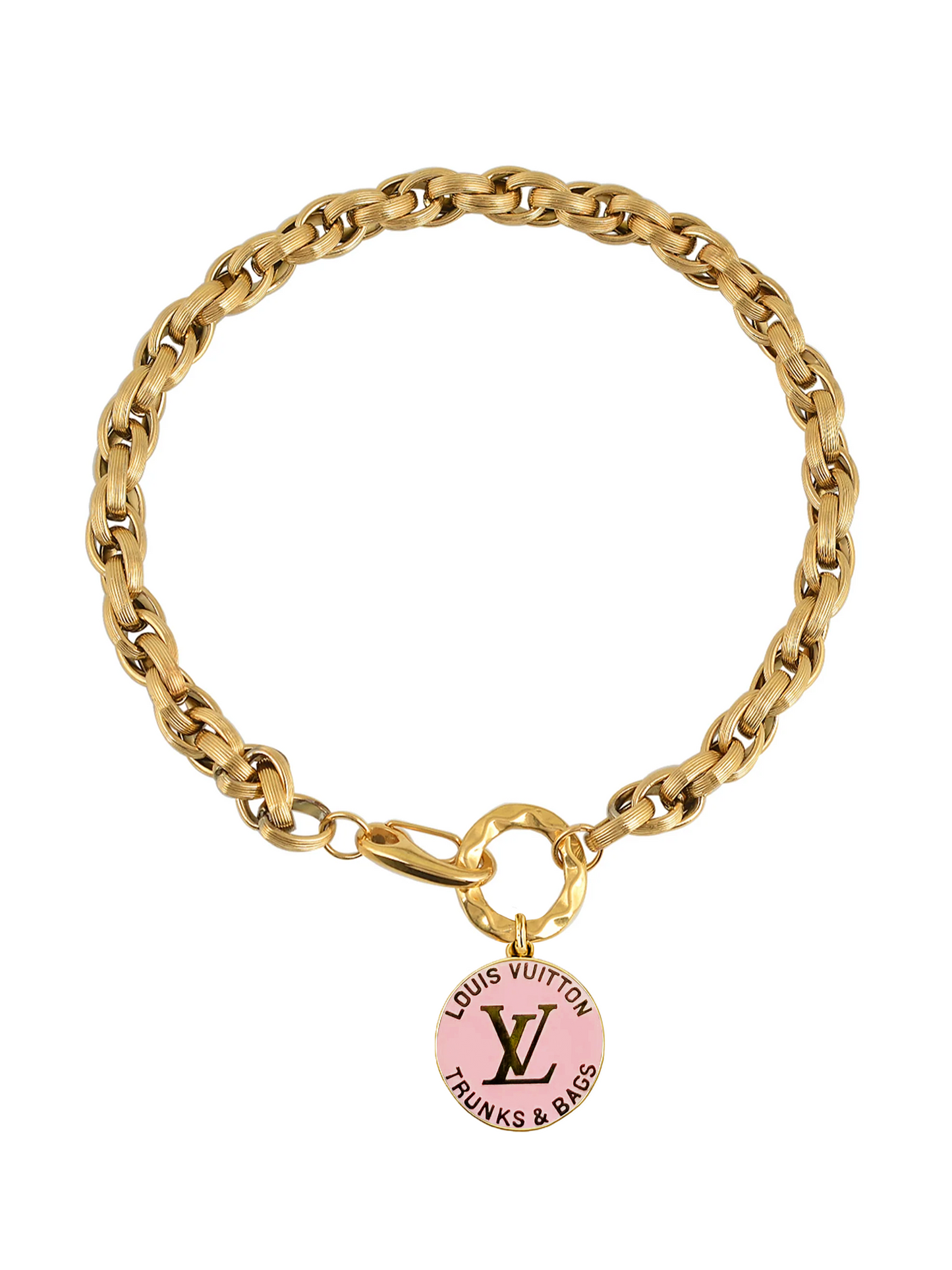 Exclusive Vintage Limited Edition Necklace -Soft Pink LV