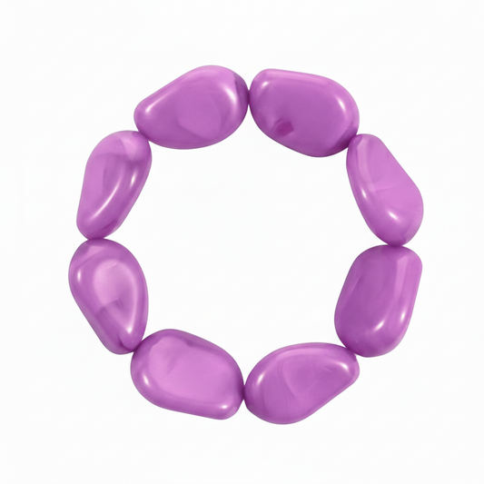 Armband Beads Bold - Purple