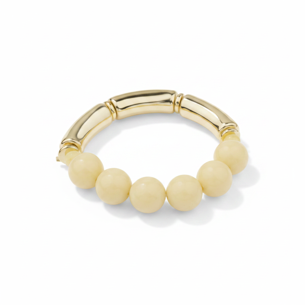 Armband Tube Round - Butteryellow