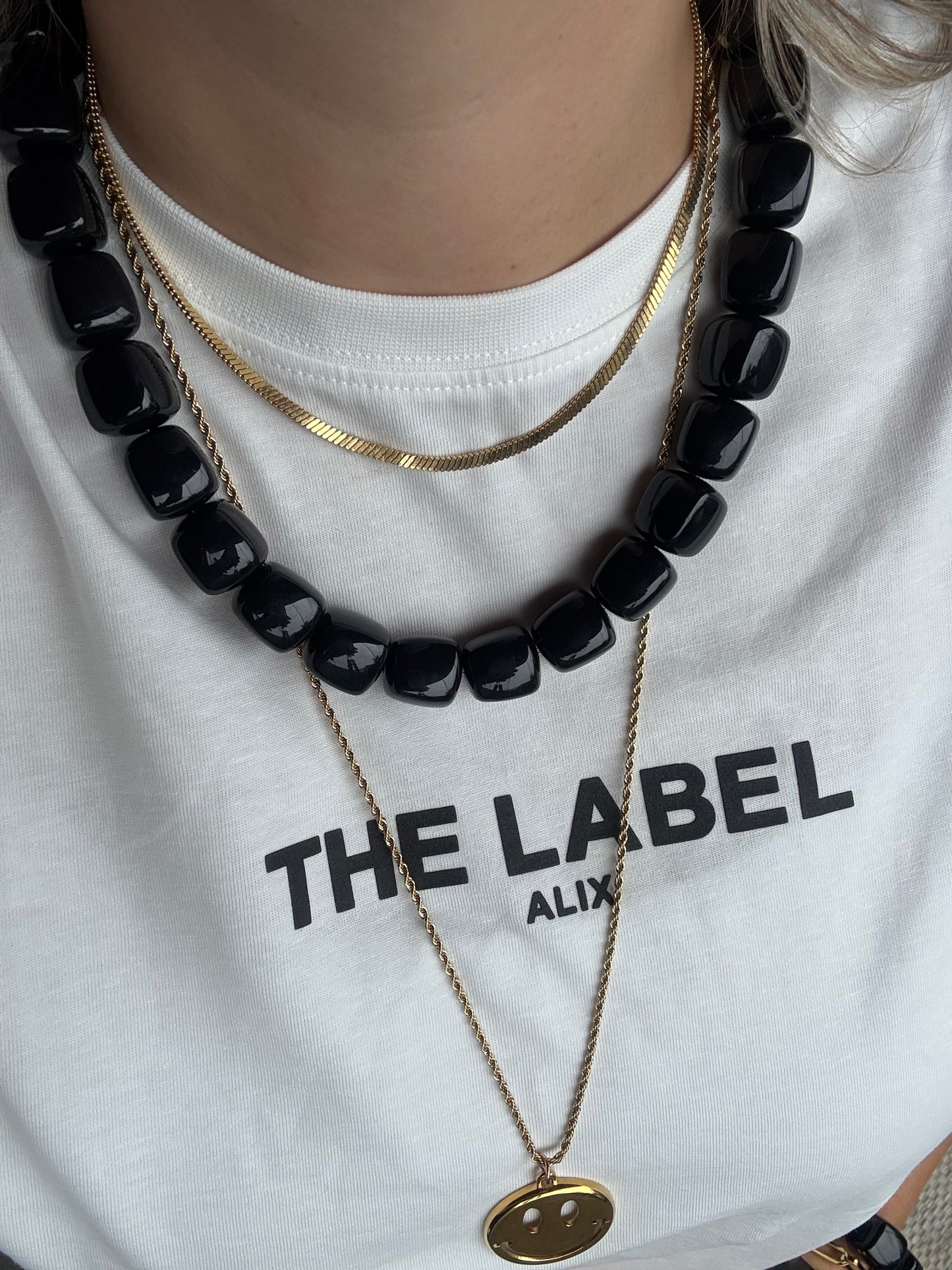 Ketting HEBBENN - Square Black