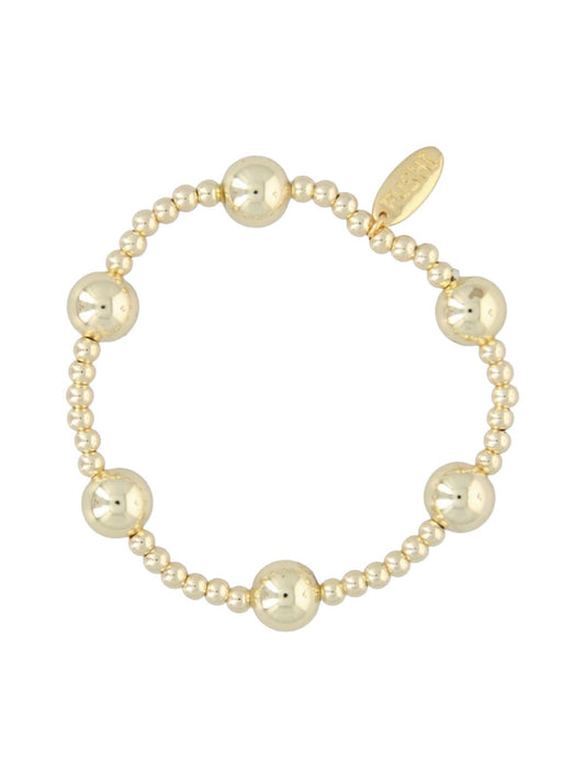 Armband 6 Balls- Gold