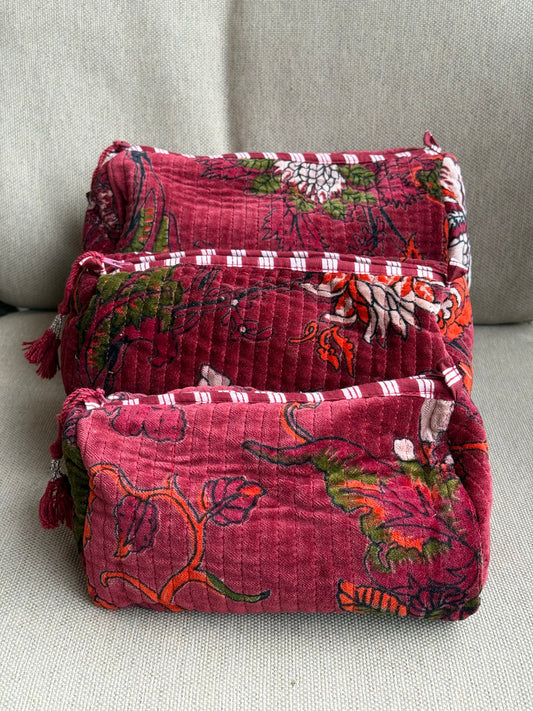 Bordeaux Luxe toilettas