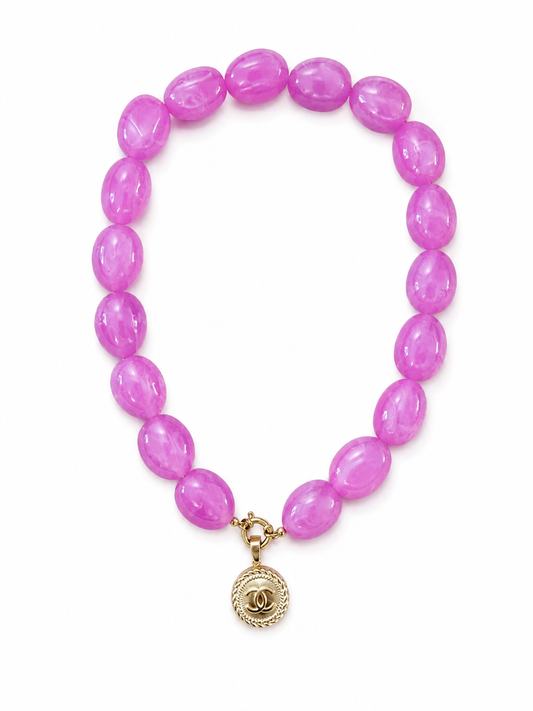 Exclusive Vintage Limited Edition Necklace - Semmy Pink