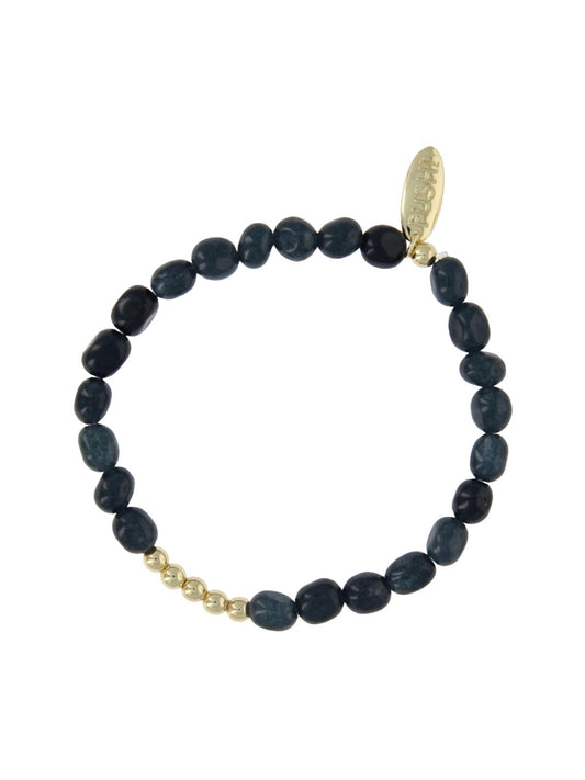 Armband  Tumble Stones - Dark Blue