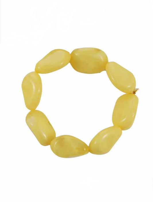 Armband Beads Flow  - Yellow