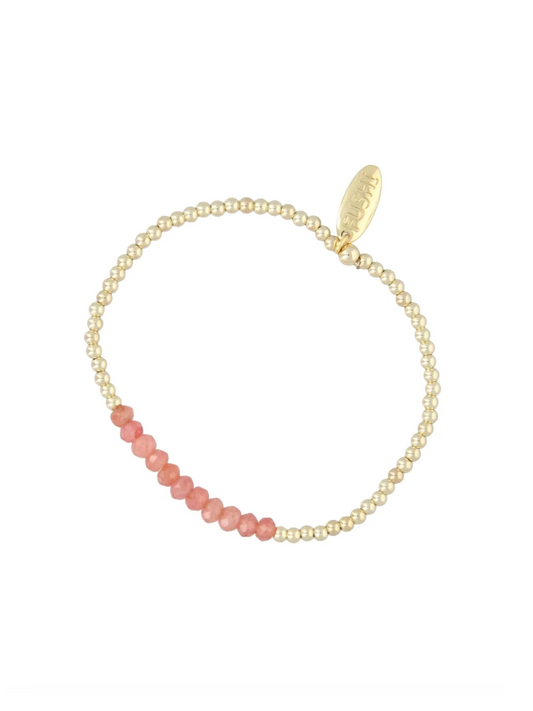 Armband - Old Pink Dyed 3mm