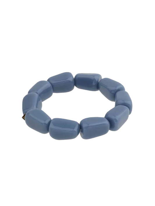 Armband Beads Blue - Rectangle