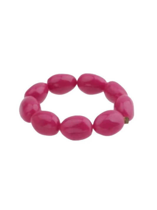 Armband Beads Bold - Hot Pink