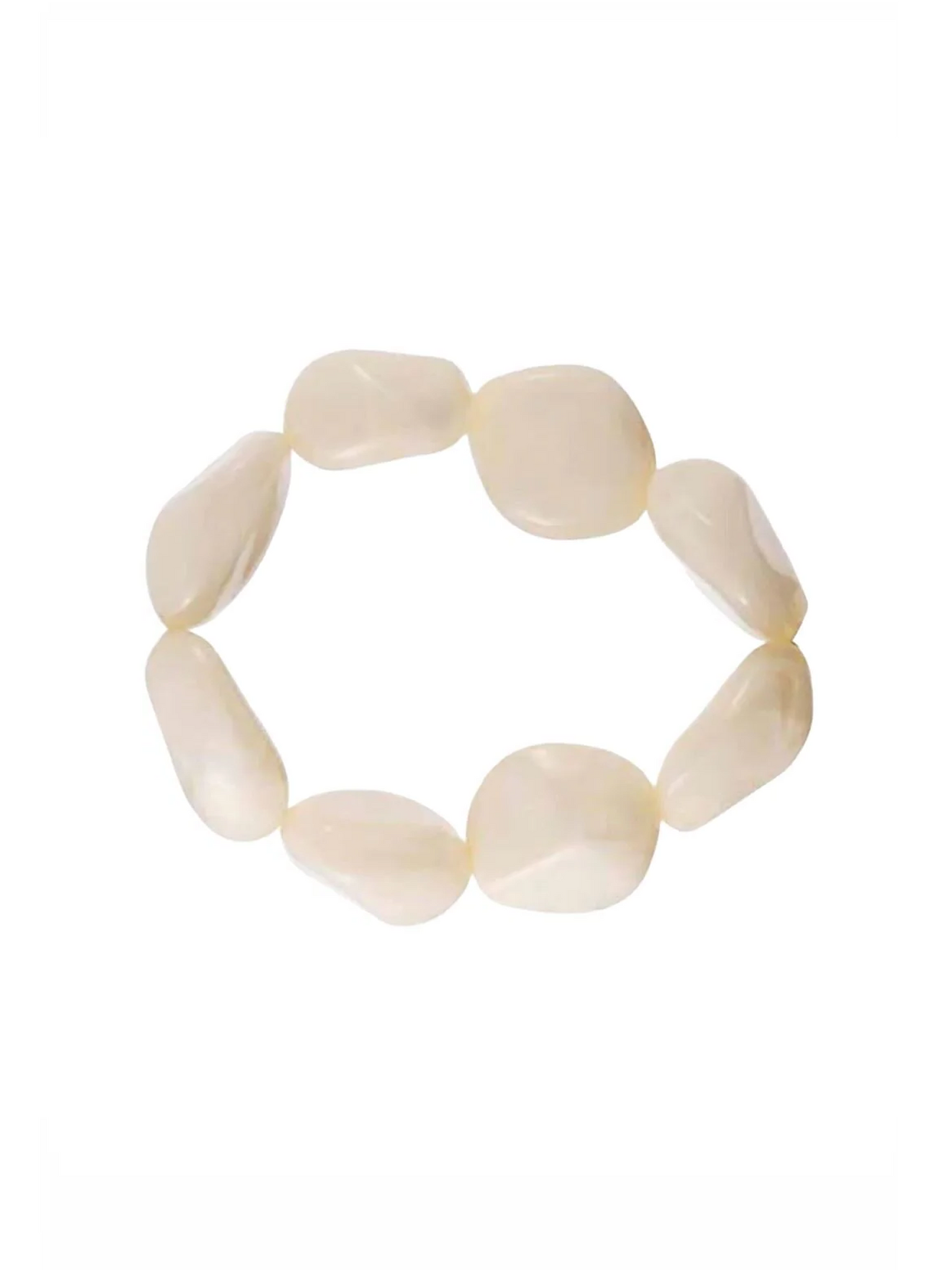 Armband Beads Bold - Off white
