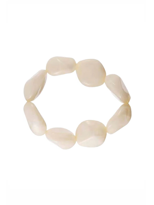 Armband Beads Bold - Off white