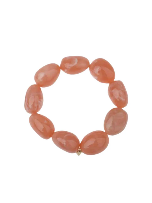 Armband Beads Bold - Peach