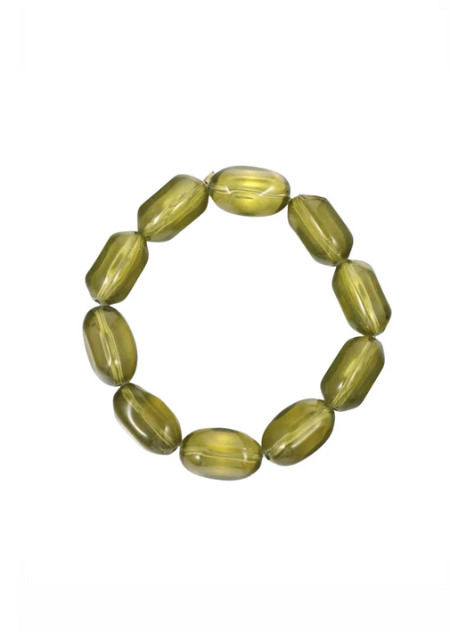 Armband Beads Glass - Green