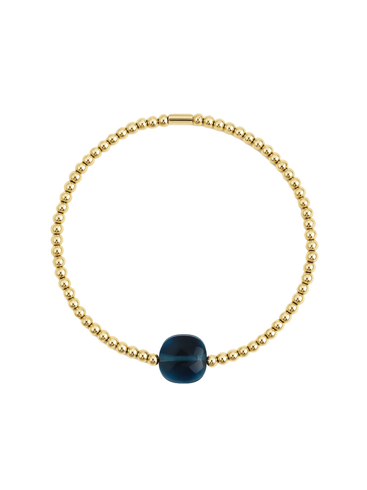 Armband Blue Stone - Gold
