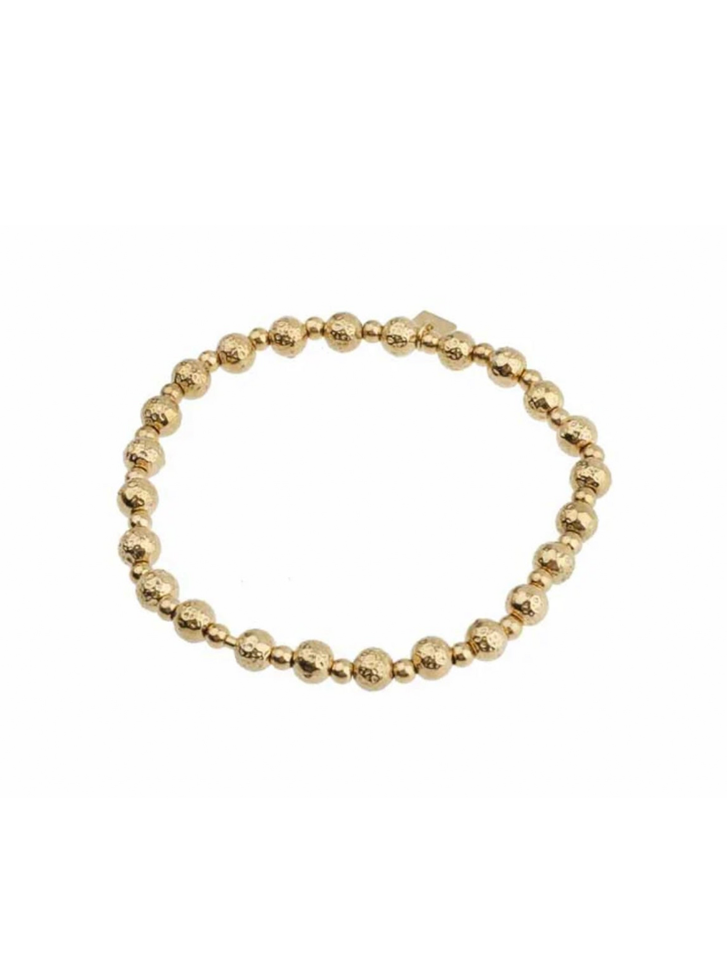 Armband Hammered Beads - Big/small pattern