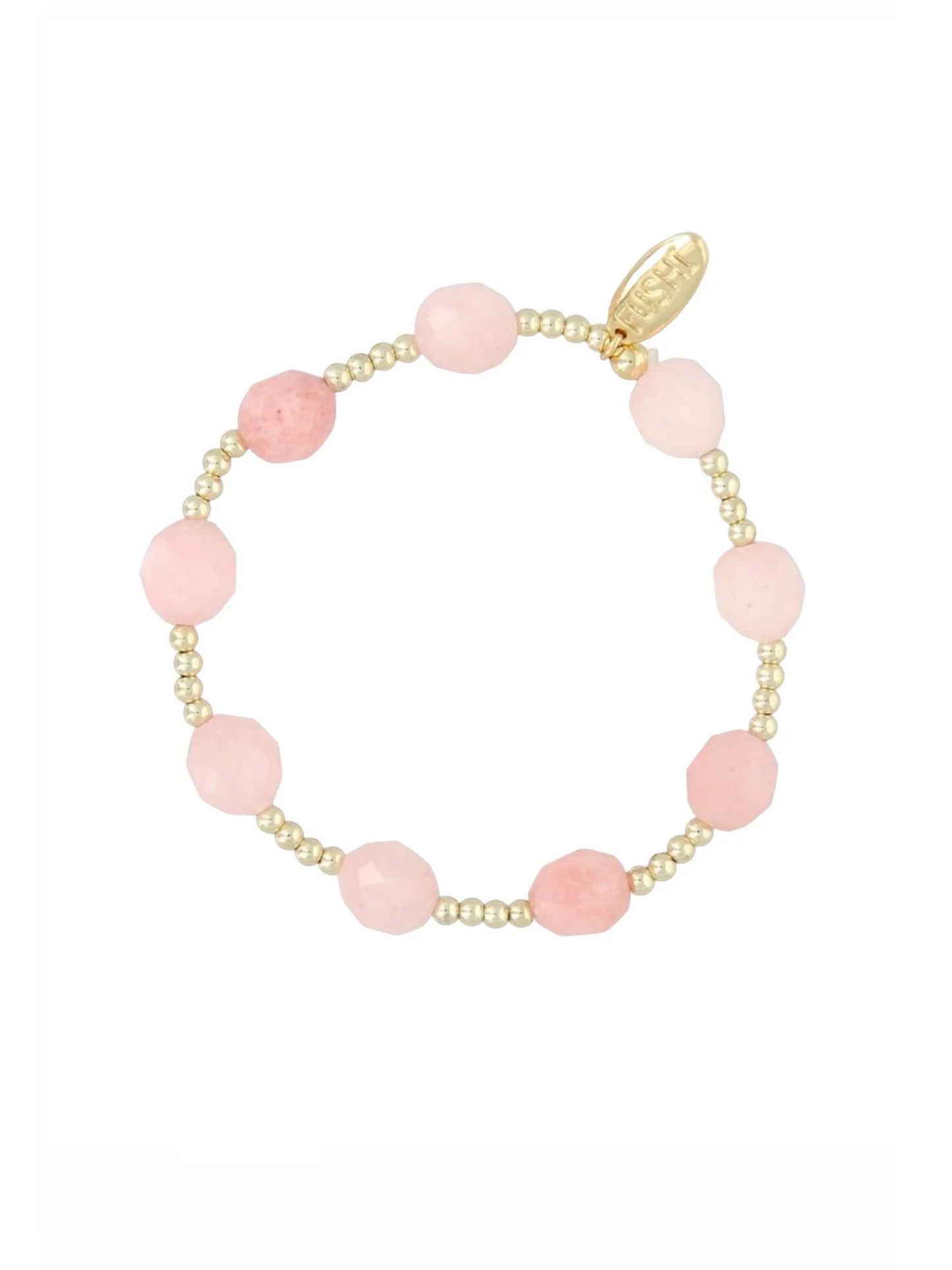 Armband Round mix - Soft pink