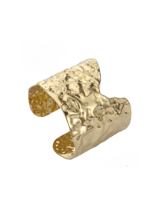 Armband Statement Cuff - Gold