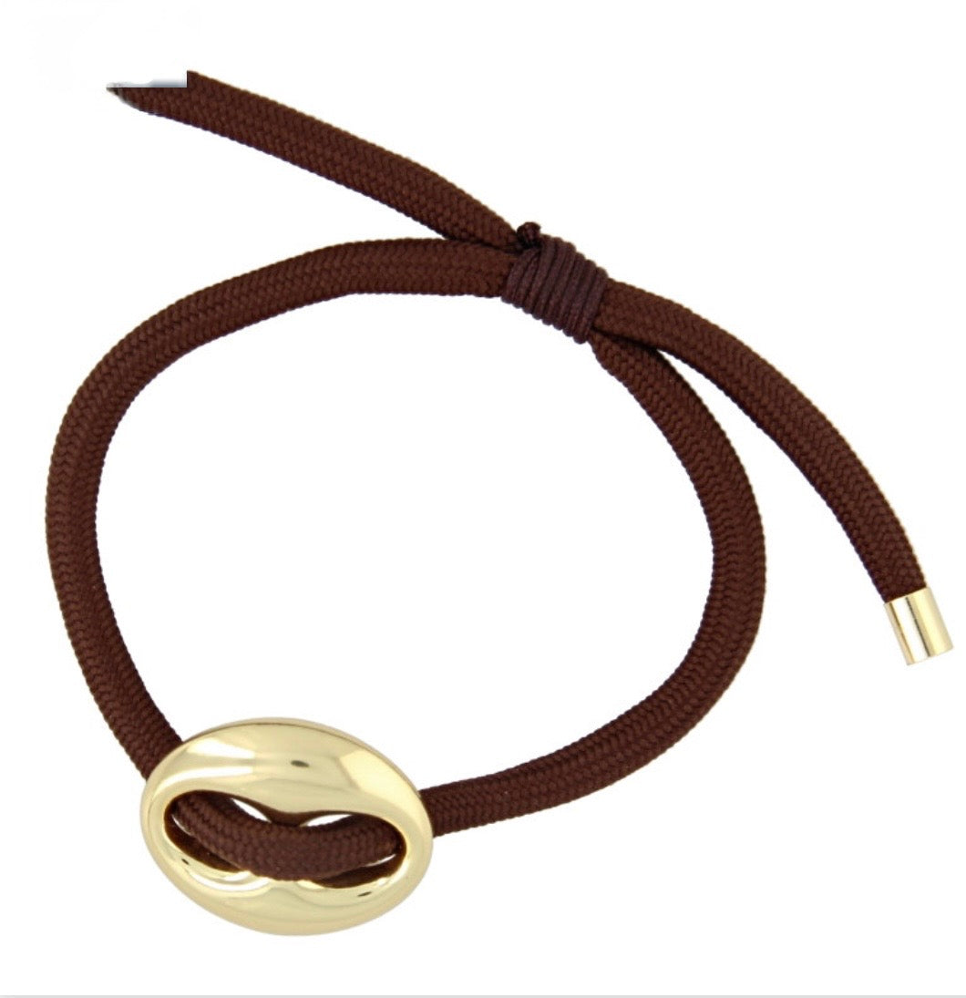 Armband - The Bean Dark Brown