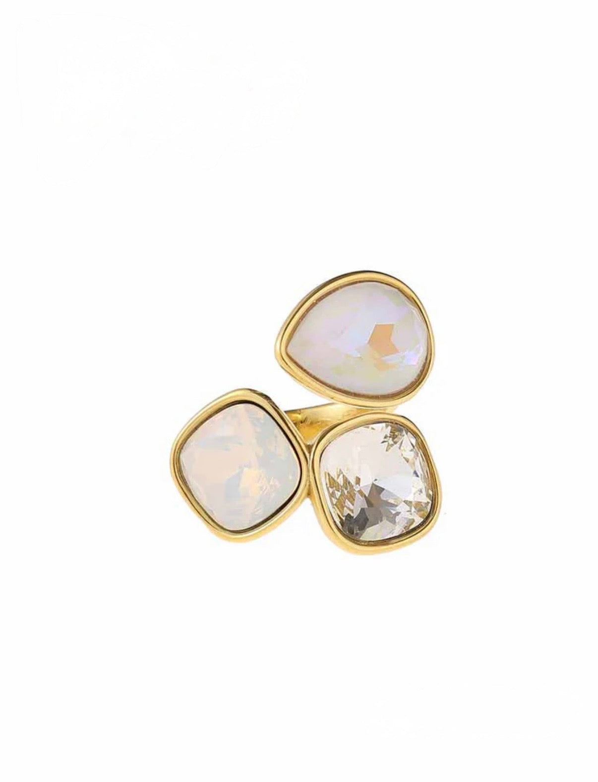 Moonlight trio Ring - Glass