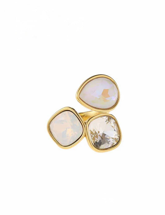 Moonlight trio Ring - Glass
