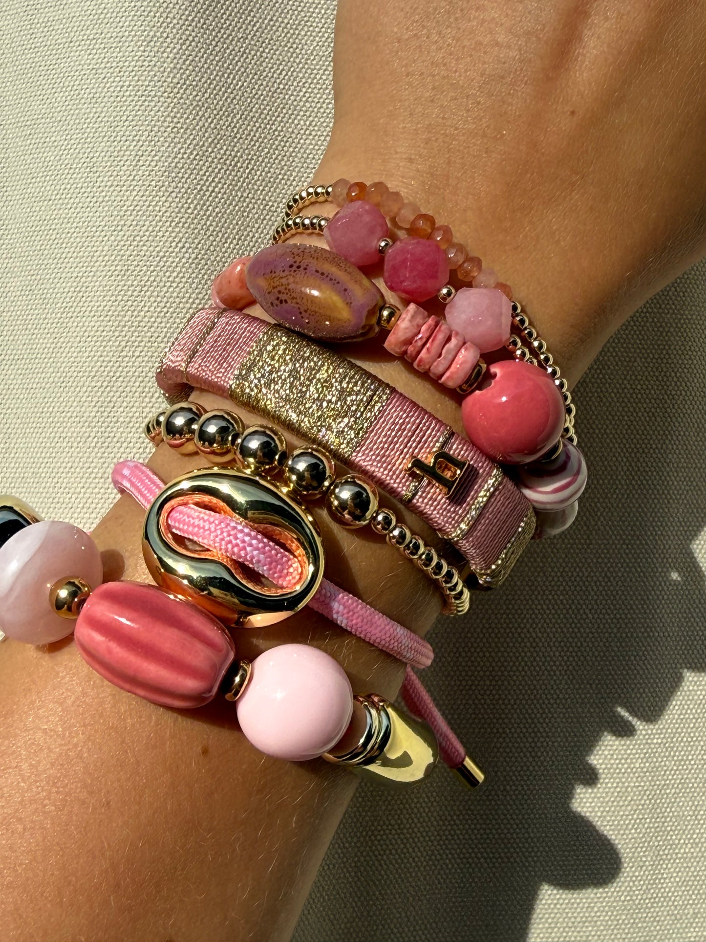 HEBBENN Armband - Old pink