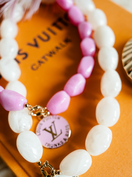 Exclusive Vintage Limited Edition Necklace - Lou Pink