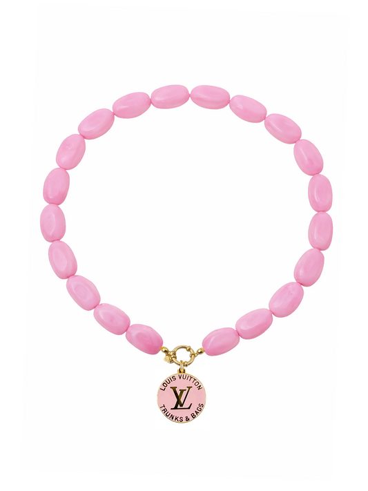 Exclusive Vintage Limited Edition Necklace - Lou Pink