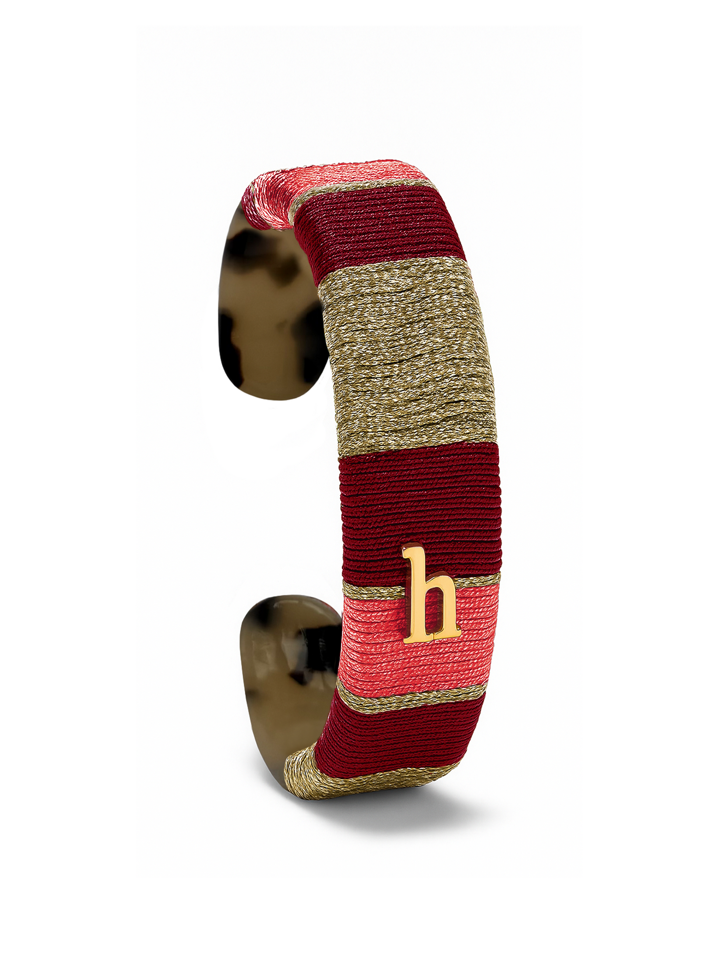 HEBBENN Armband - Burgundy/Coral