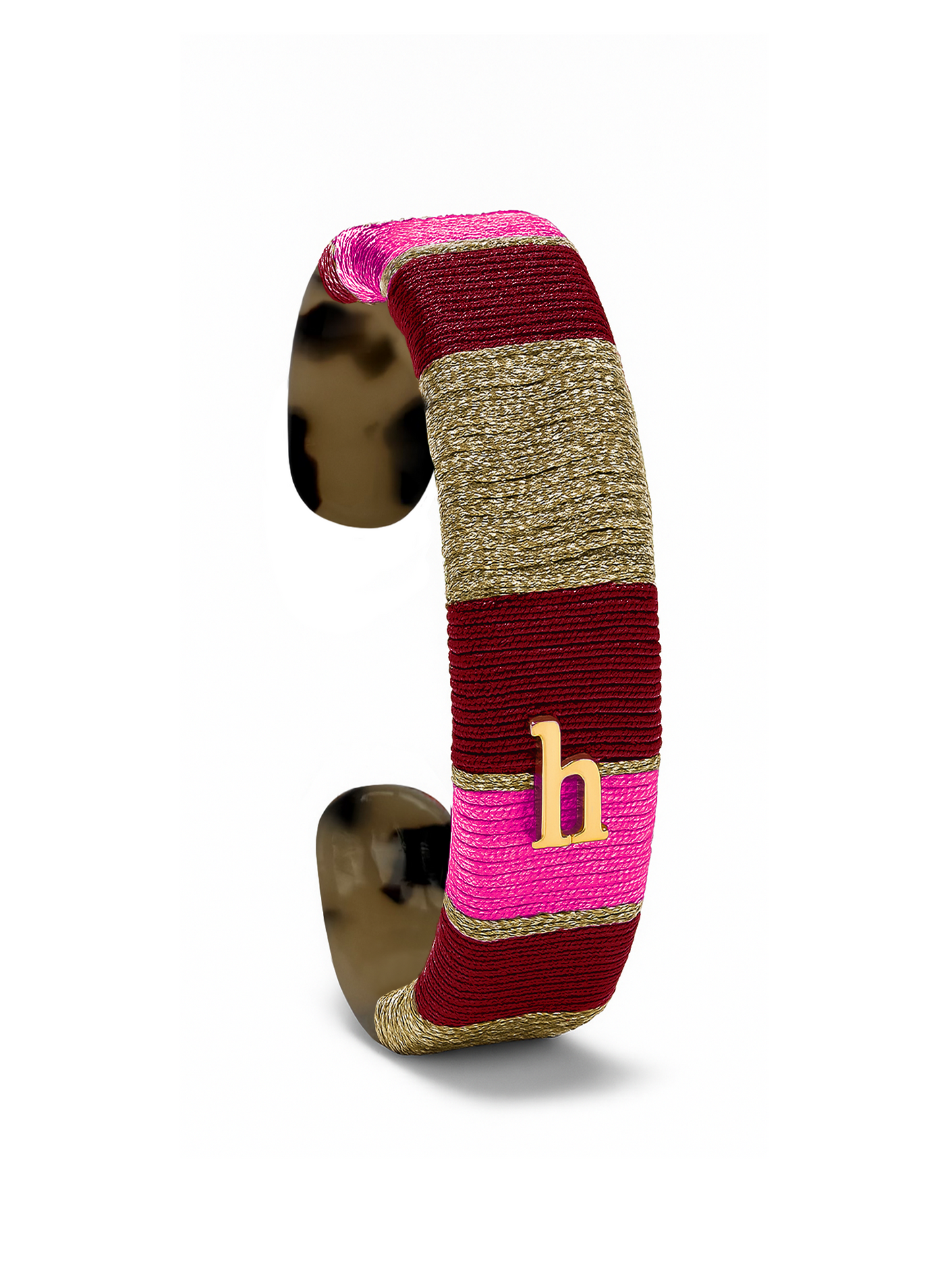 HEBBENN Armband - Burgundy/Hot pink