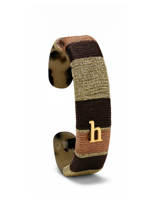 HEBBENN Armband - Dark Brown/Copper