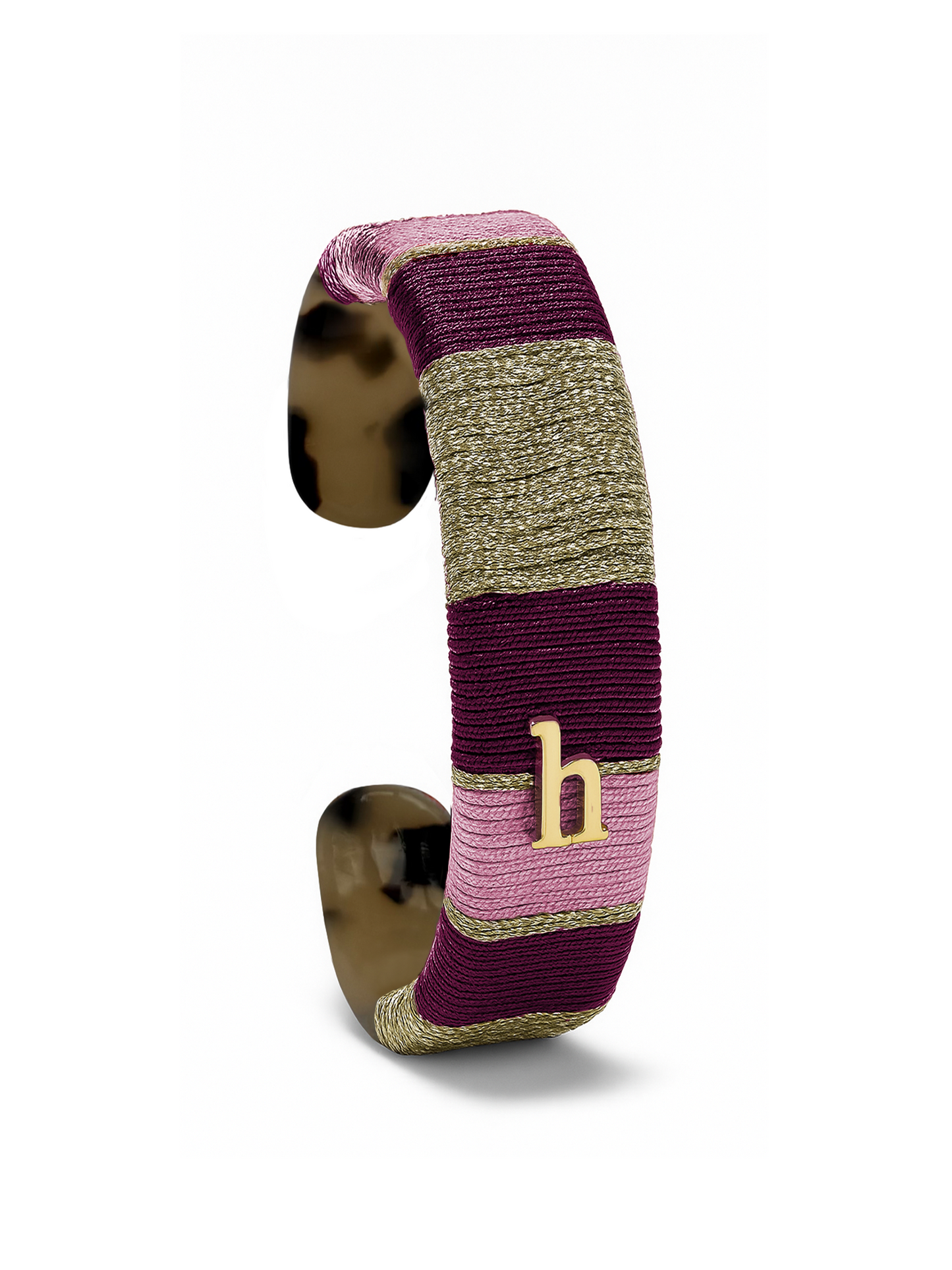 HEBBENN Armband - Dark Purple/Light Pink