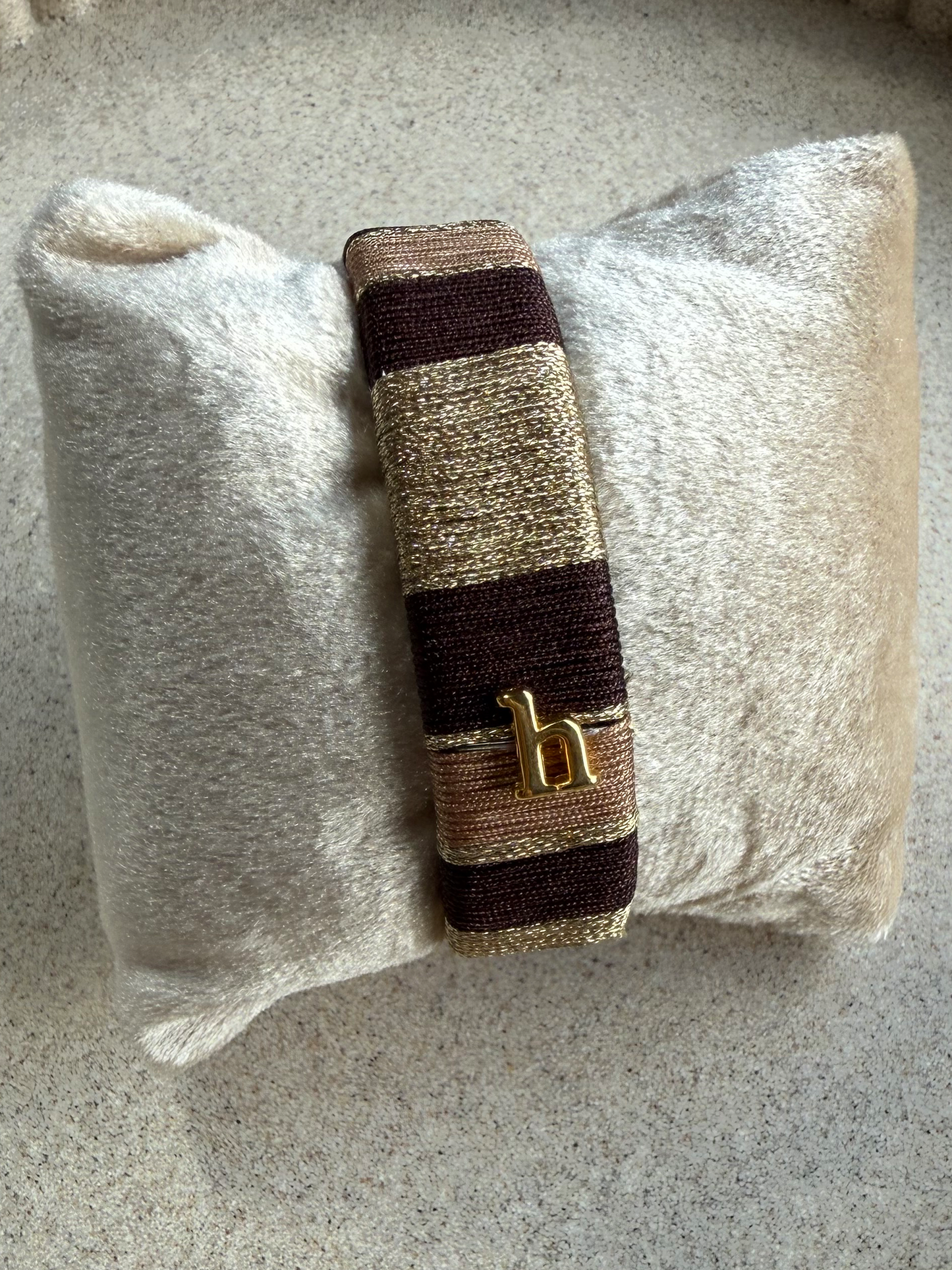 HEBBENN Armband - Dark Brown/Copper