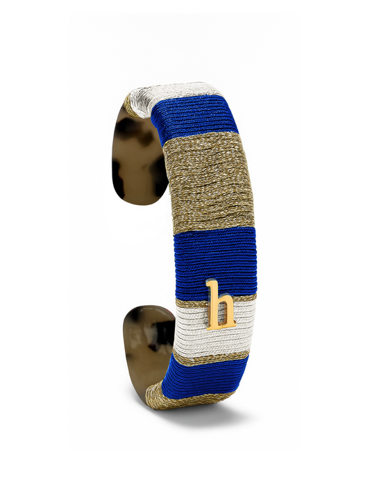 HEBBENN Armband - Kobalt/White