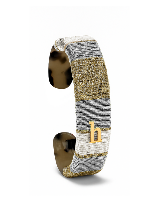 HEBBENN Armband - Light Grey/White