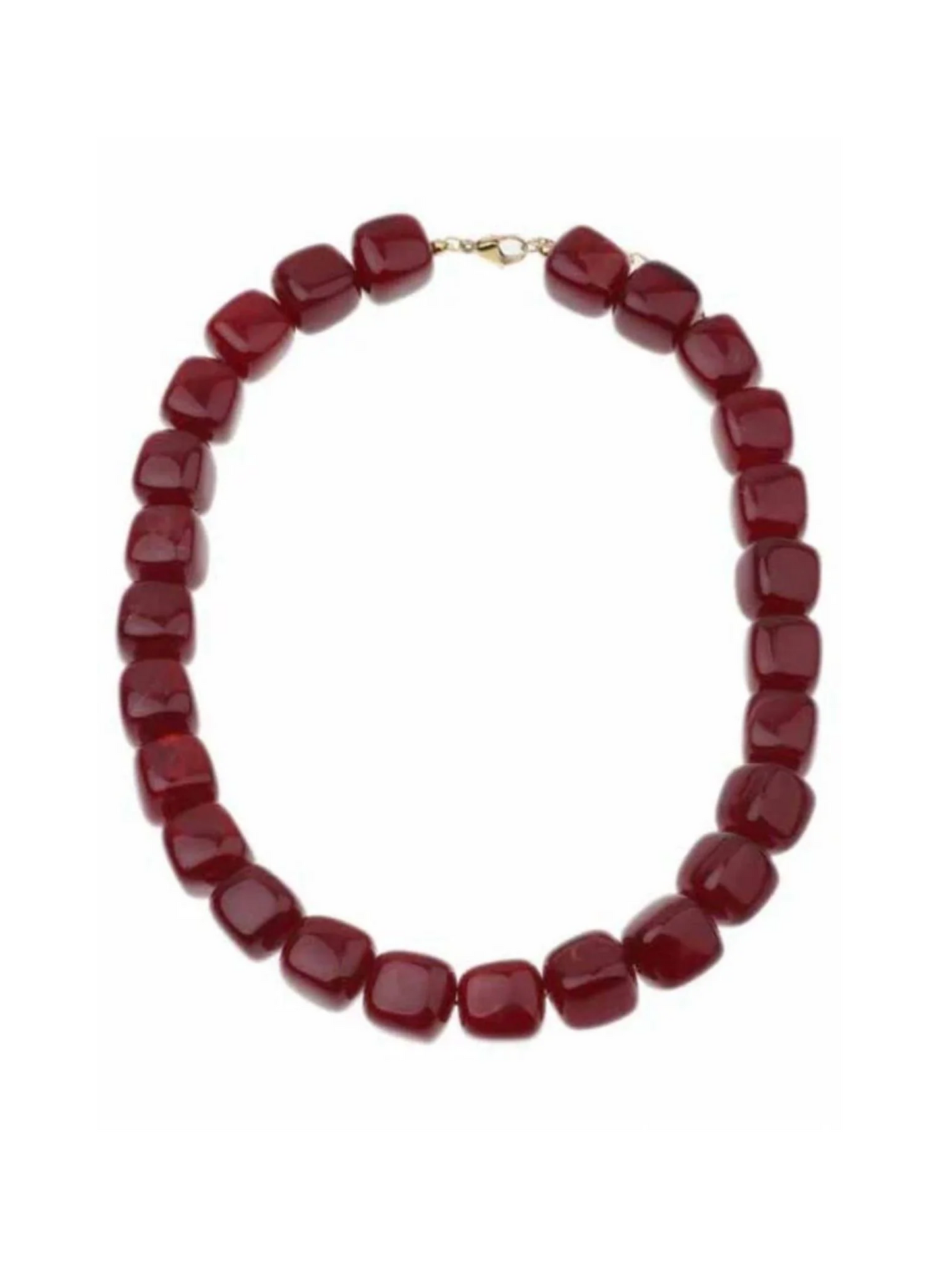 Ketting HEBBENN - Square Dark Bordeaux