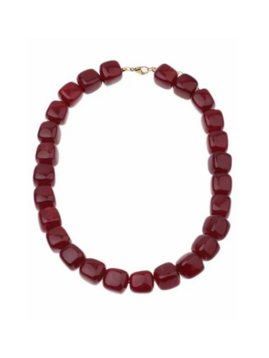 Ketting HEBBENN - Square Dark Bordeaux