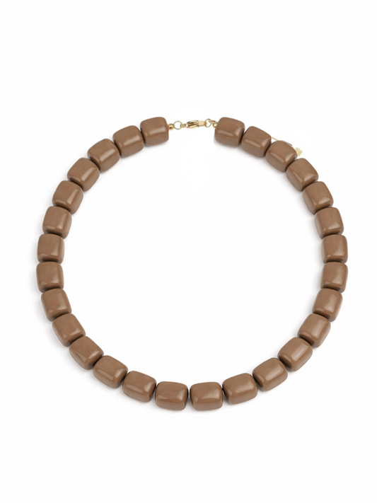 Ketting HEBBENN - Taupe Square