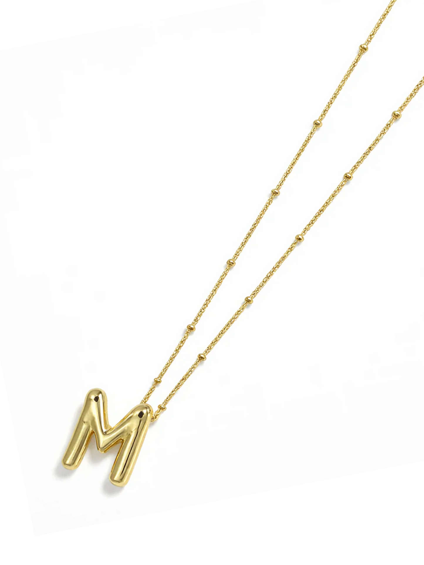 Ketting Initial M - Gold