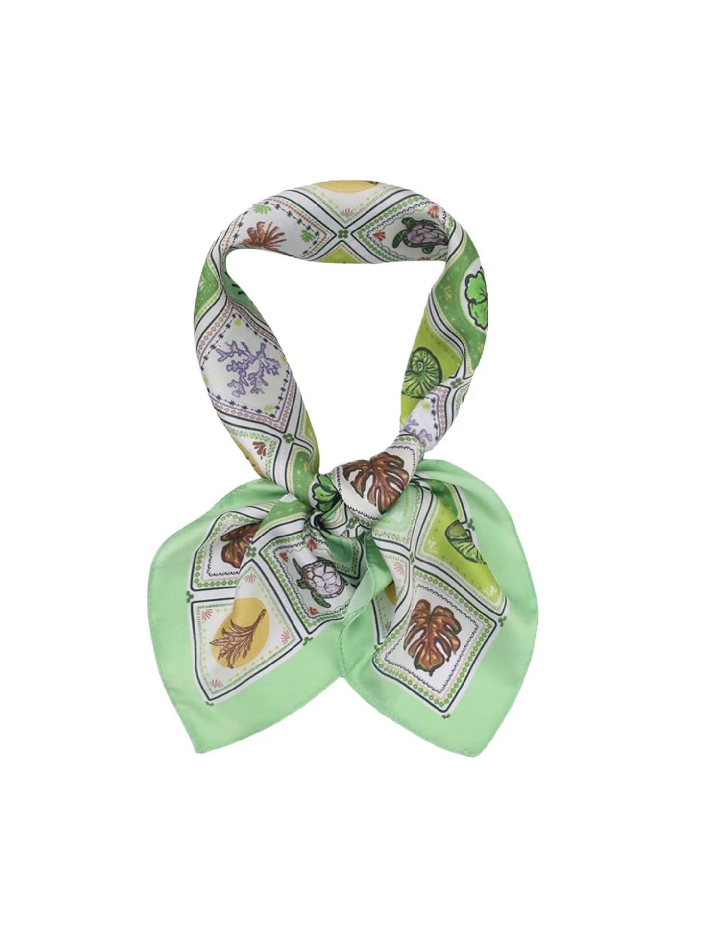 Sea Treasures Scarf - Lime